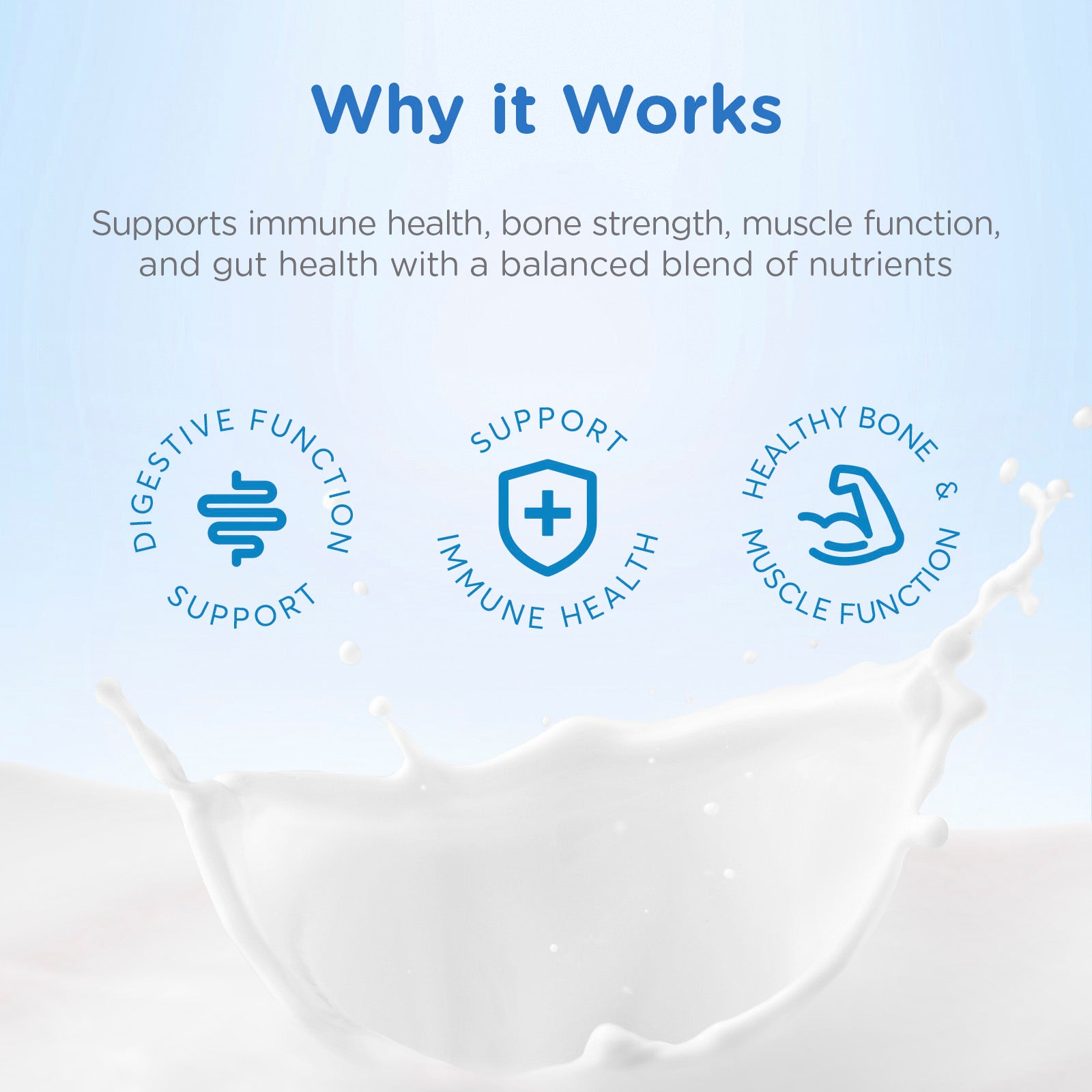 Mamacare elderly nutrition formula, low-calorie, immune and bone support, 3 x 500g jars
